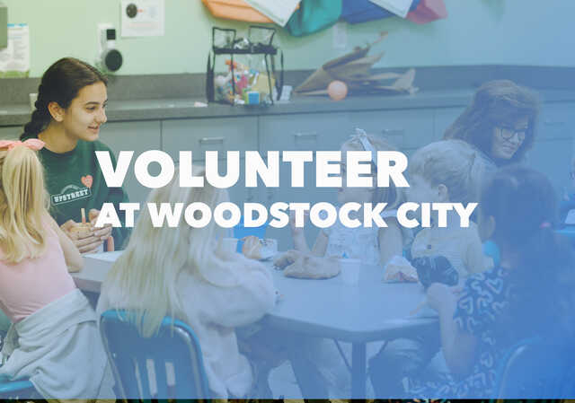 Volunteer at Woodstock City. Fill our the form and find your spot.
