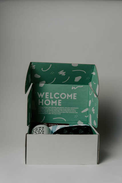 the living room welcome home box