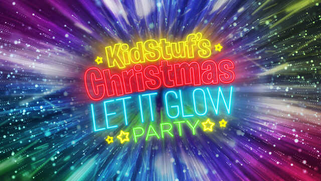 kidstuf christmas let it glow party