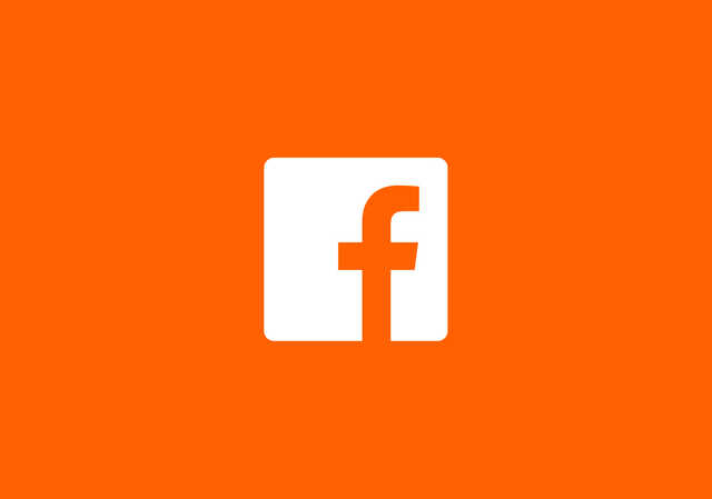 Orange Facebook Logo