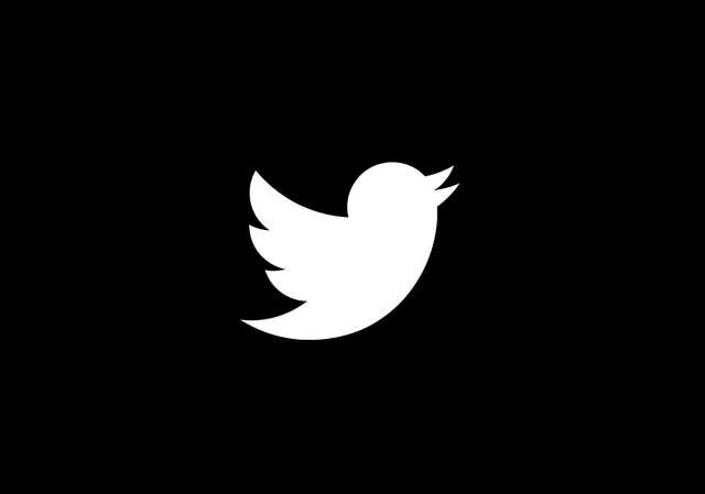 black Twitter logo