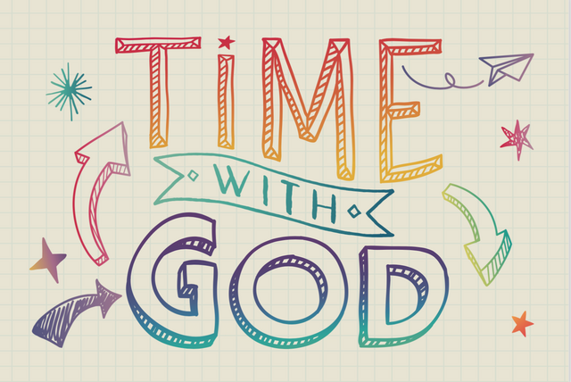Time With God devotional graphic