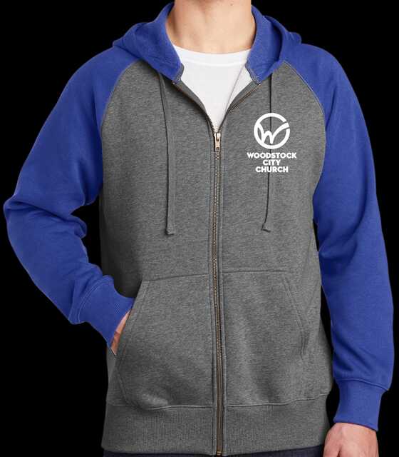 guest services hoodie blue