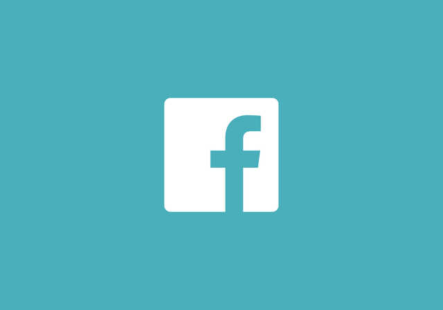 Turquoise Facebook logo